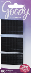 GOODY BOBBY PINS BLACK 60 CTN/6              