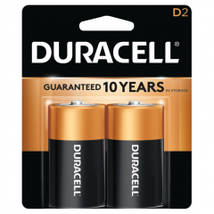 DURACELL BATT SIZE D 2 PACK #MN1300B2Z       
