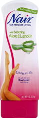 NAIR LOTION W/ALOE & LANOLIN 9 OZ            