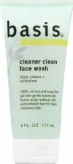 BASIS FACE WASH CLEANSER CLEAR 6 OZ          