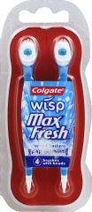 COLGATE WISP MINI BRUSH W/FR BEAD P/MINT 4   