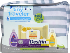JOHNSON BABY TINY TRAVELER SET 5PC           
