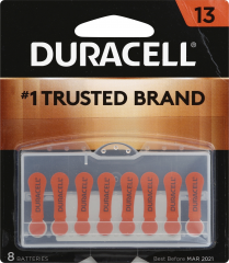 DURACELL EASY TAB H/AID BATTERY #DA13B8ZM09  
