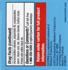 ECOTRIN TAB 81 MG 45                         