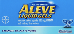 ALEVE LIQUID GELS 20                         