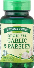GARLIC ODORLESS & PARSLEY SOFTGEL 100 NT     