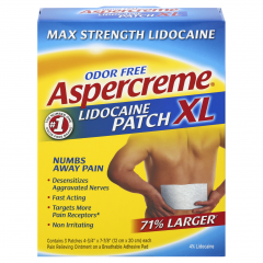 ASPERCREME W/LIDOCAINE XL PATCH 3            