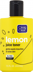 CLEAN & CLEAR LEMON JUICE TONER 7.5 OZ       