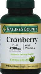 CRANBERRY W/ VITAMIN C SOFTGELS 250 NB       