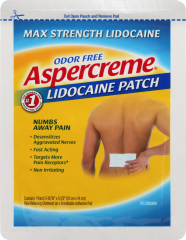ASPERCREME LIDOCAINE PATCH CTN/12            