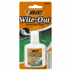 BIC WITE OUT EXTRA COVERAGE FOAM BRUSH       