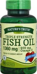 FISH OIL SOFTGEL 1360 MG TRIPLE STR 60 NT    