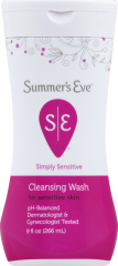 SUMMERS EVE FEMININE WASH SENSITIVE 9 OZ     