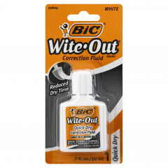 BIC WITE OUT QUIK DRY FOAM BRUSH             