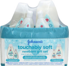 JOHNSON TOUCHABLY SOFT NEWBORN GIFT SET 5PC  