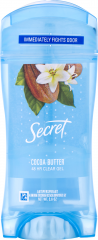 SECRET CLEAR GEL AP/DEO CL COCOA BUTTER 2.6OZ