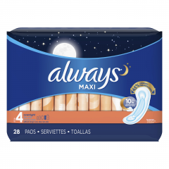 ALWAYS MAXI OVERNIGHT 28                     
