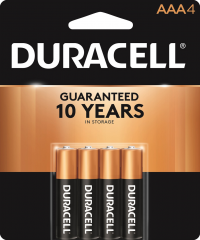 DURACELL BATT SIZE AAA 4 PACK #MN2400B4Z     