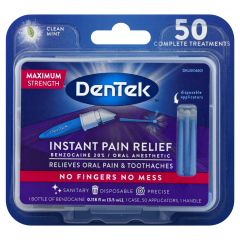 DENTEK INSTANT PAIN REL W/BENZOCAINE 50 APPL 