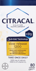 CITRACAL SLOW RELEASE TAB 80                 