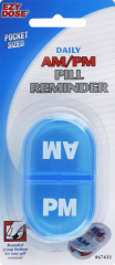 PILL REMINDER DAILY 2 COMP AM/PM             