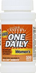 21ST CENTURY ONE DAILY WOMENS TAB 100        