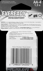 ER BATTERY HEAVY DUTY AA #1215SW4            