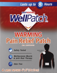 WELLPATCH HEAT WARMING PAD LG 4/PK           