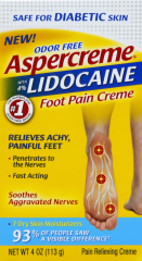 ASPERCREME W/LIDO M/S DIAB FOOT PAIN CRM 4 OZ