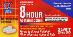 QC NON ASPIRIN 8 HOUR CAPLET 50              