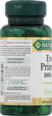 EVENING PRIMROSE OIL SGEL 1000 MG 60 NB 7373 