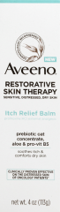 AVEENO RESTORE SKIN THERAPY ITCH REL BALM 4OZ