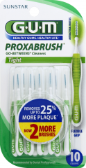 BUTLER GUM PROXABRUSH TIGHT GO BETW CLEAN 10 