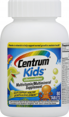 CENTRUM KIDS CHEWABLE 80                     