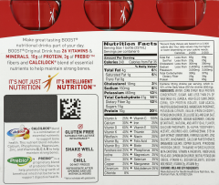 BOOST NUTRITION BOTTLE S/BERRY 8 OZ 6(4)     