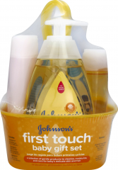 JOHNSON FIRST TOUCH BABY GIFT SET 5PC        