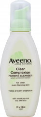 AVEENO CLEAR COMPLEX FOAM CLEANSER PUMP 6 OZ 