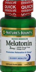MELATONIN TAB 3 MG 120 NB 7901               