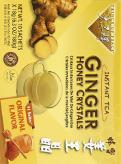 GINGER HONEY CRYSTALS TEA SACHETS 10         