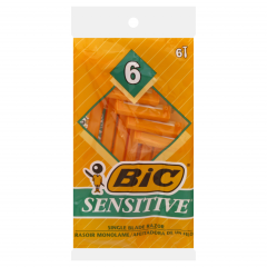 BIC DISP SHAVERSENS/SKIN 6 PK #SOP-61        