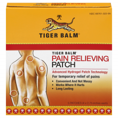 TIGER BALM PATCH WARM 4 X 2 3/4 5 PK         
