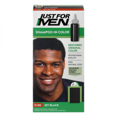 JUST FOR MEN SHAMPOO IN HAIRCOLOR JET BLACK  