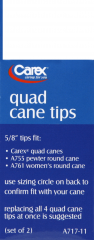 CANE TIP 5/8" BLK PR A717-00                 