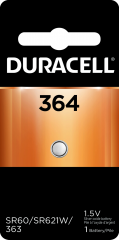 DURACELL WATCH BATTERY 1.5 VOLT #D364BPK     