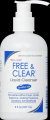 FREE & CLEAR LIQUID CLEANSER 8 OZ            