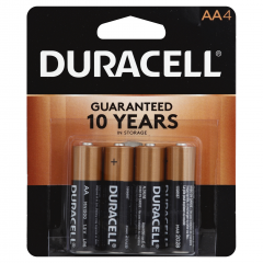 DURACELL BATT SIZE AA 4 PACK #MN1500B4Z      