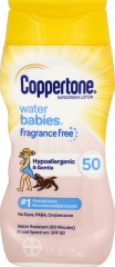 COPPERTONE W/BABIES PURE&SIM FR LOT SPF50 6OZ