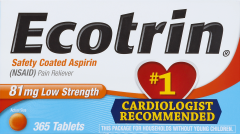 ECOTRIN TAB 81 MG 365                        
