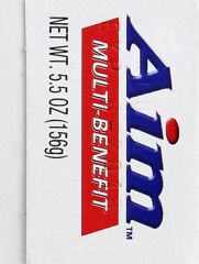 AIM WHITENING MINT GEL TOOTHPASTE 5.5 OZ     