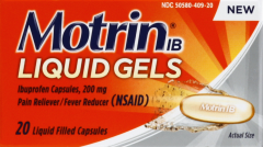 MOTRIN IB LIQUID GELS 20                     